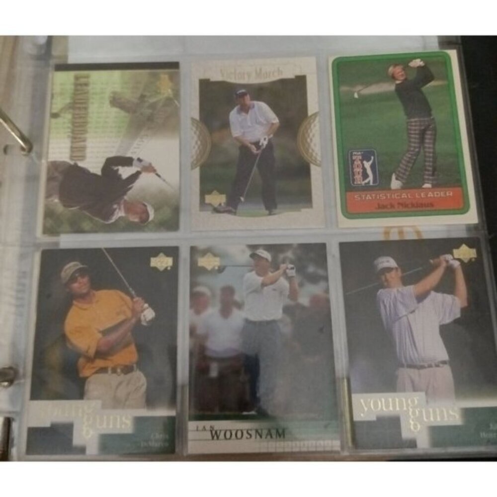 Jack Nicklaus Di Marco 6 card  Golf lot PGA